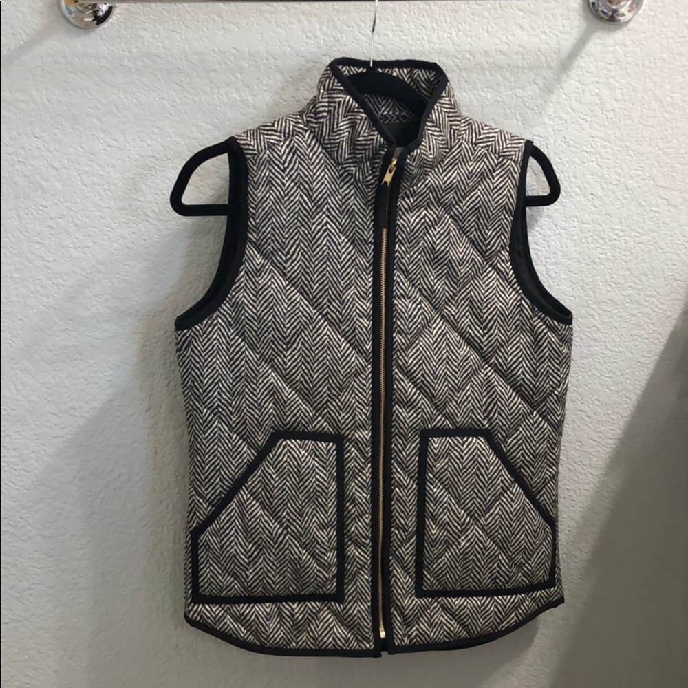 Quilted J. Crew vest